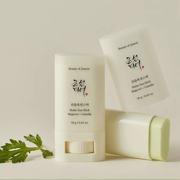 Beauty of Joseon - Matte sun stick: Mugwort + Camelia 18g - Imagen 2