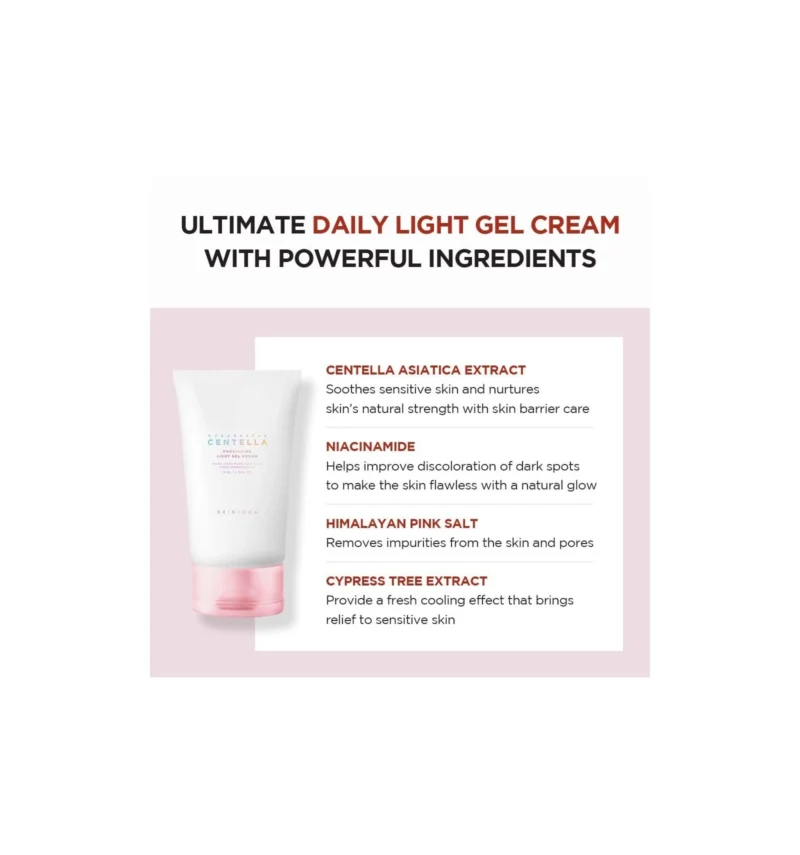 SKIN1004 - Madagascar Centella Poremizing Light Gel Cream [75ml] - Imagen 4