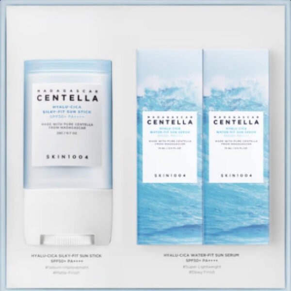 SKIN1004 - Madagascar Centella Hyalu-Cica Sunsational Kit (3pz) - Imagen 3