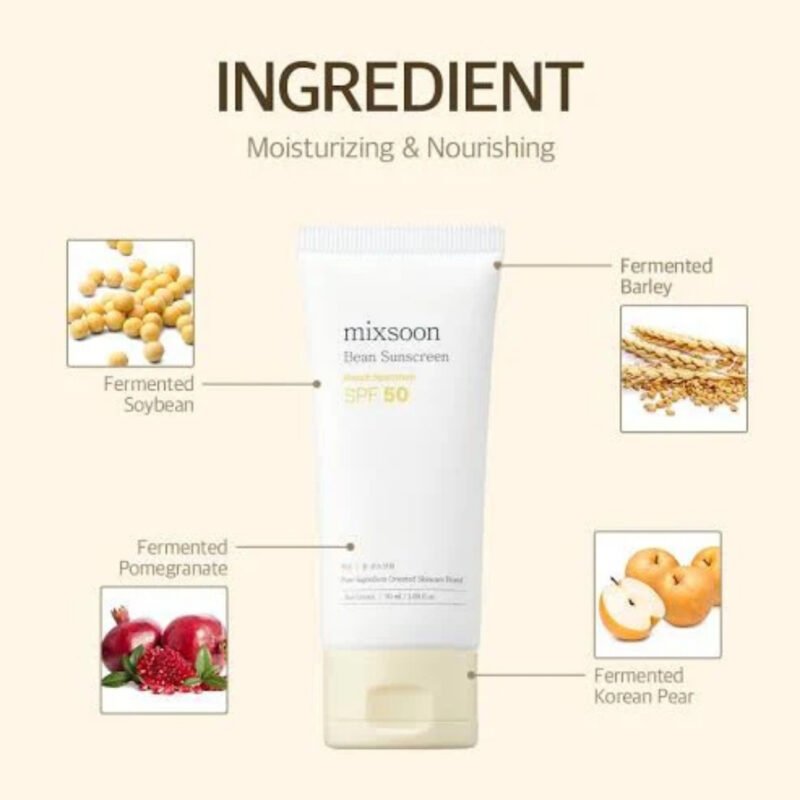 mixsoon - Bean Sunscreen [50ml] - Imagen 3
