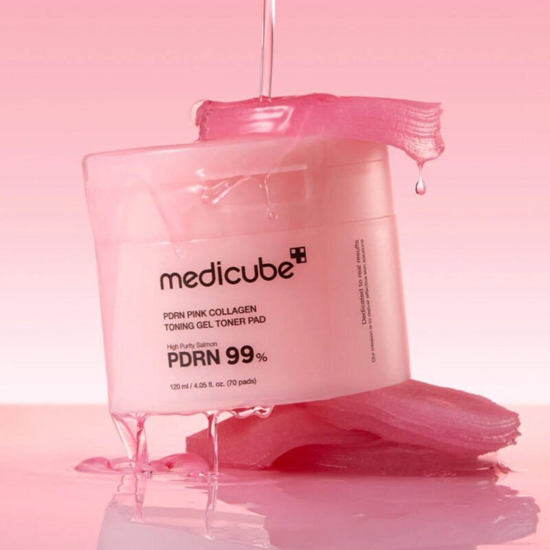 medicube - PDRN Pink Collagen Gel Toner Pad [70pz] - Imagen 3
