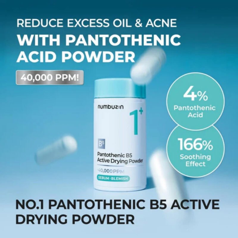 numbuzin - No.1 Pantothenic B5 Active Drying Powder [7g] - Imagen 4
